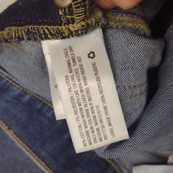 Isabel maternity skinny distressed fringe jeans size 2 - Picture 4 of 4